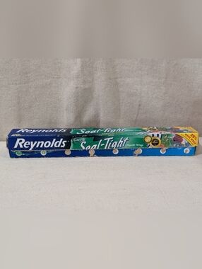 REYNOLDS GREEN Seal Tight Plastic Wrap Roll 125 Sq.Ft Open Box 2007 Discontinued